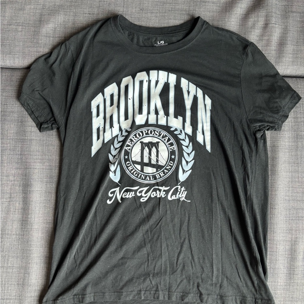 Aeropostale Black Brooklyn Tee